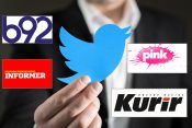 Twitter, B92, Informer, Pink, Kurir