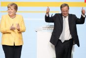 Angela Merkel i Armin Laset