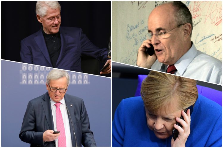 Angela Merkel Jean-Claude Juncker Žan Klod Junker Bil Klinton Bill Clinton Rudy Giuliani Rudi Djulijani