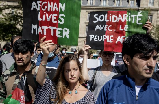 Francuska, Pariz, protest, Avganistan