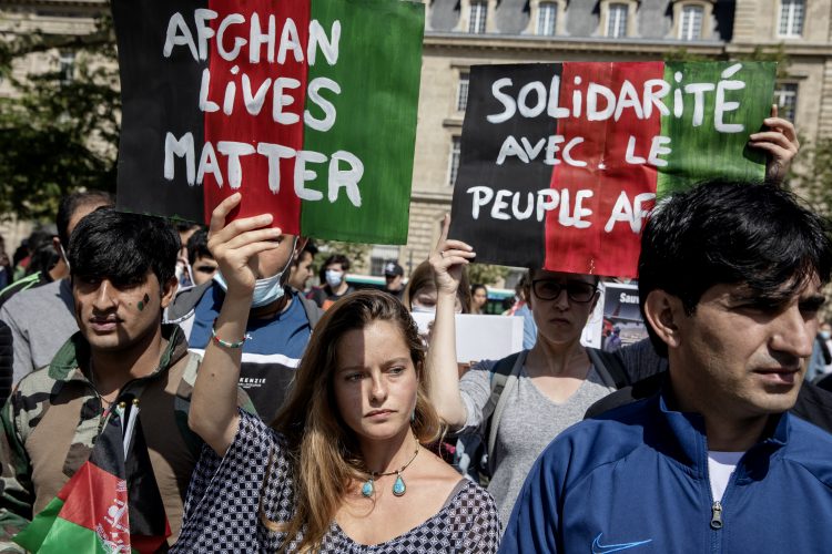 Francuska, Pariz, protest, Avganistan