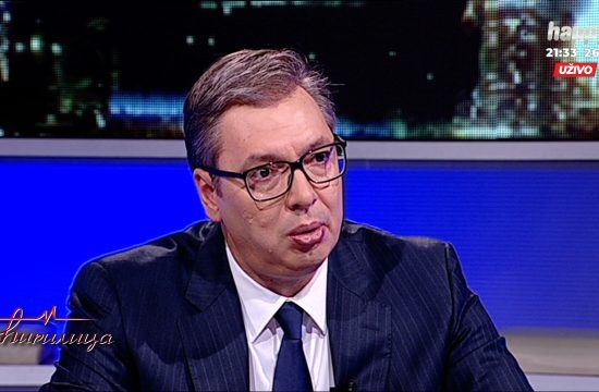 Aleksandar Vucic gost u emisiji Cirilica na televiziji Happy