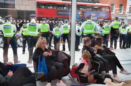 London protest