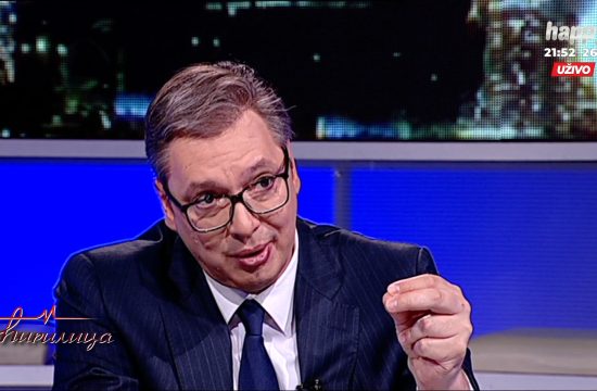 Aleksandar Vucic gost u emisiji Cirilica na televiziji Happy