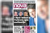 Nova, naslovna za 25. avgust, broj 49, dnevne novine Nova, dnevni list Nova