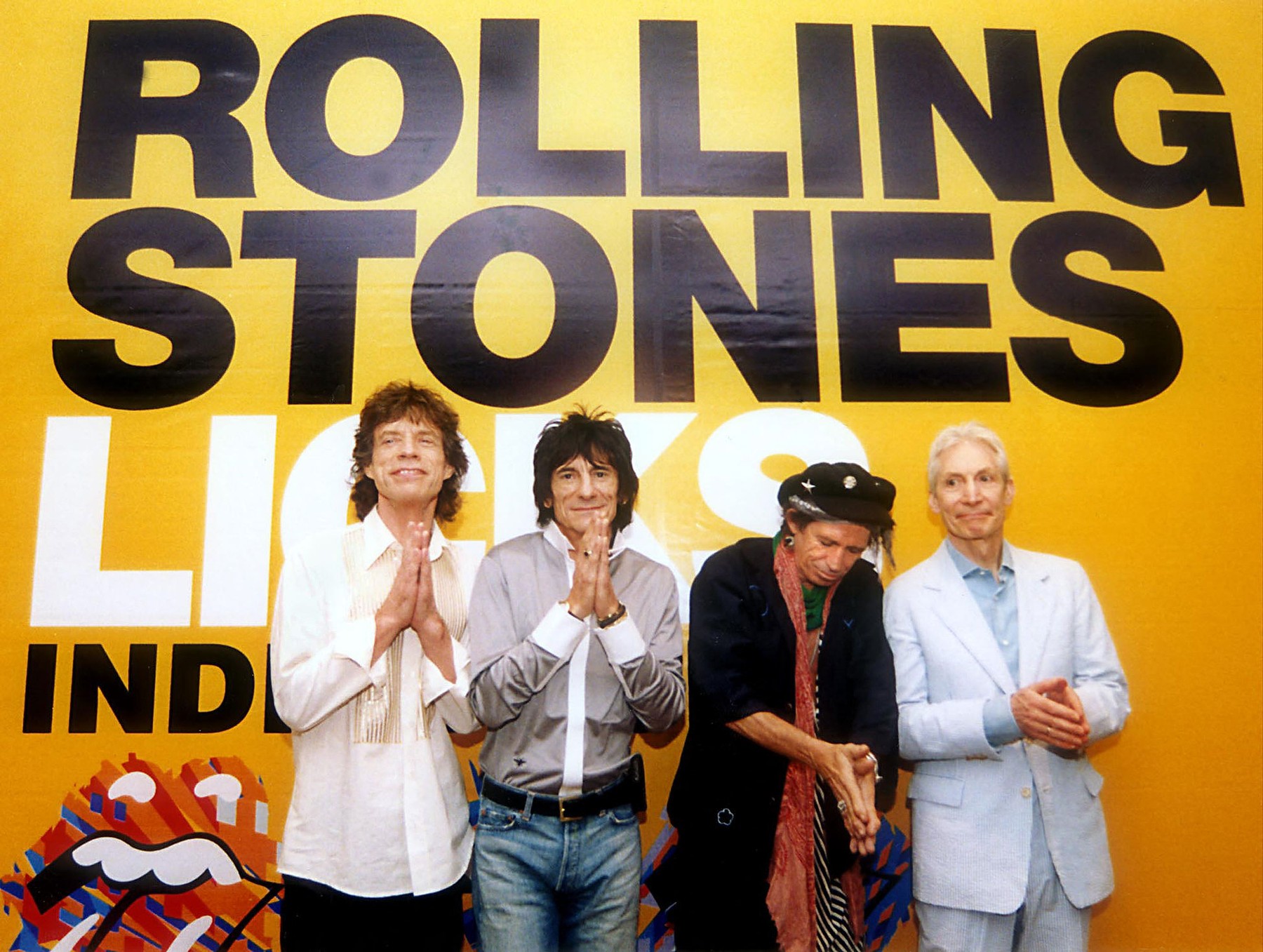 Mik Džeger, Roni Vud, Kit Ričards i Čarli Vots The Rolling Stones