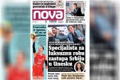 Nova, naslovna za utorak 31. avgust, broj 54, dnevne novine Nova, dnevni list Nova