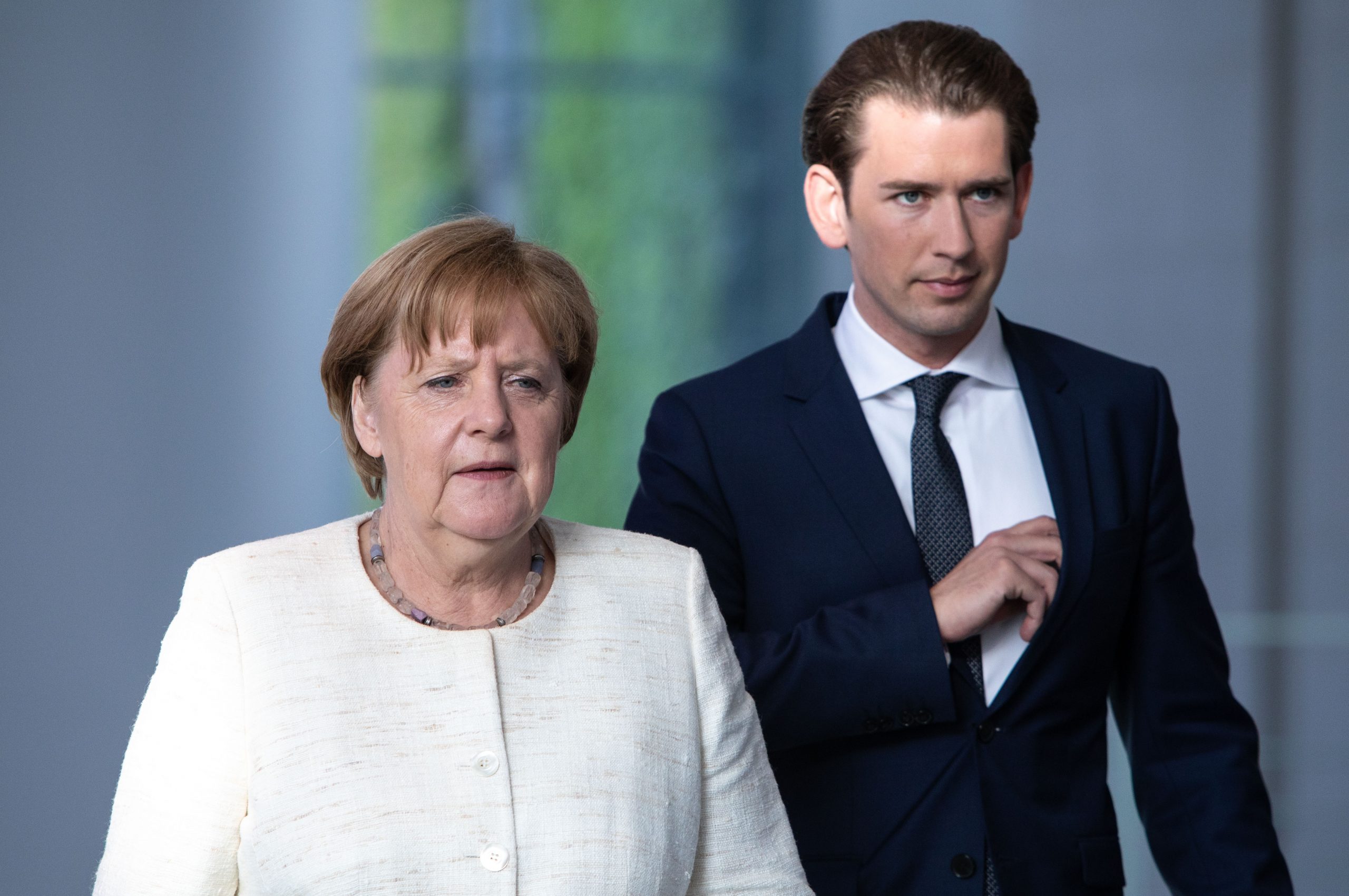 Sebastijan Kurc i Angela Merkel