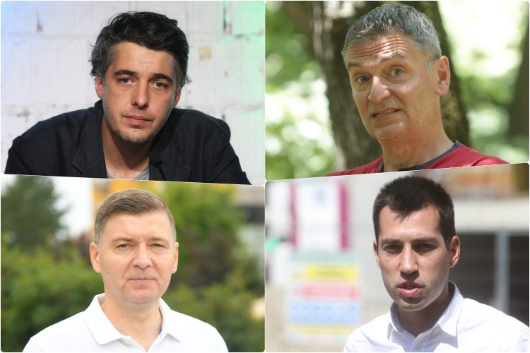 Nebojsa Zelenovic, Aleksandar Jovanovic Cuta, Dobrica Veselinovic i Djordje Miketic