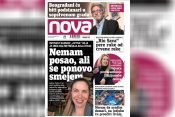 Nova, naslovna za četvrtak 02. septembar, broj 56, dnevne novine Nova, dnevni list Nova