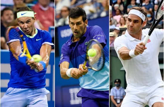 Novak Đoković, Rodžer Federer i Rafael Nadal