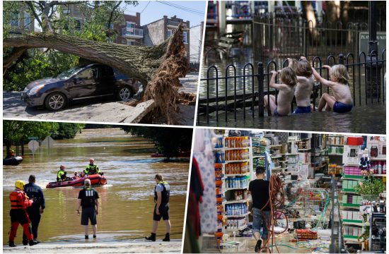 Njujork Ida uragan posledice, kisa, poplava