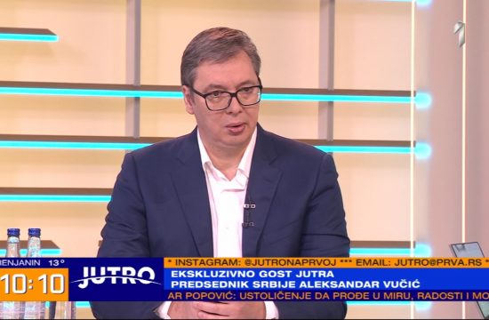 Aleksandar Vučić na TV Prva