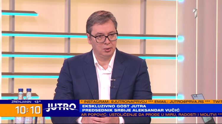 Aleksandar Vučić na TV Prva