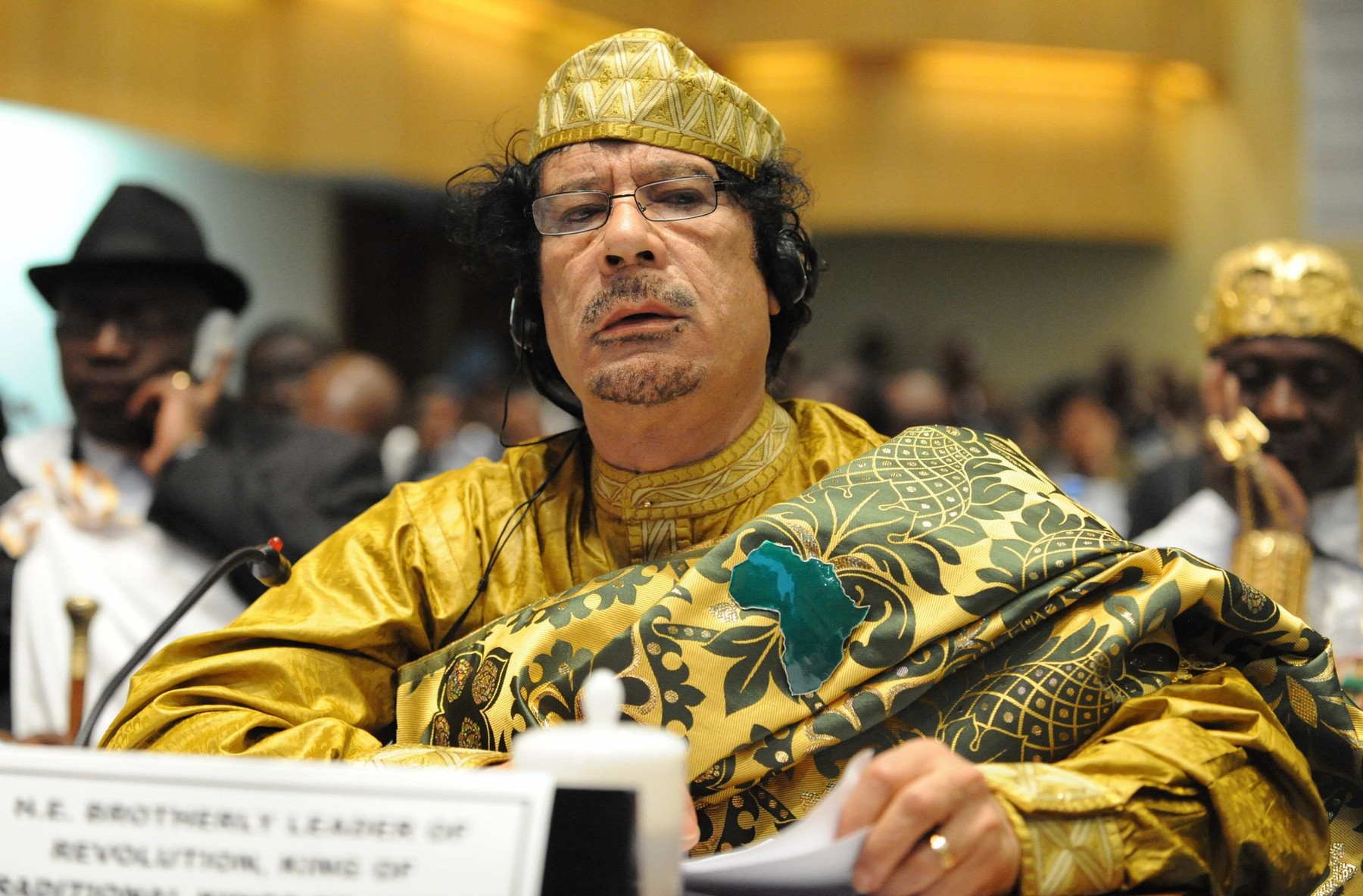 Каддафи. Золото Муаммара Каддафи. Muammar Gaddafi 2010.