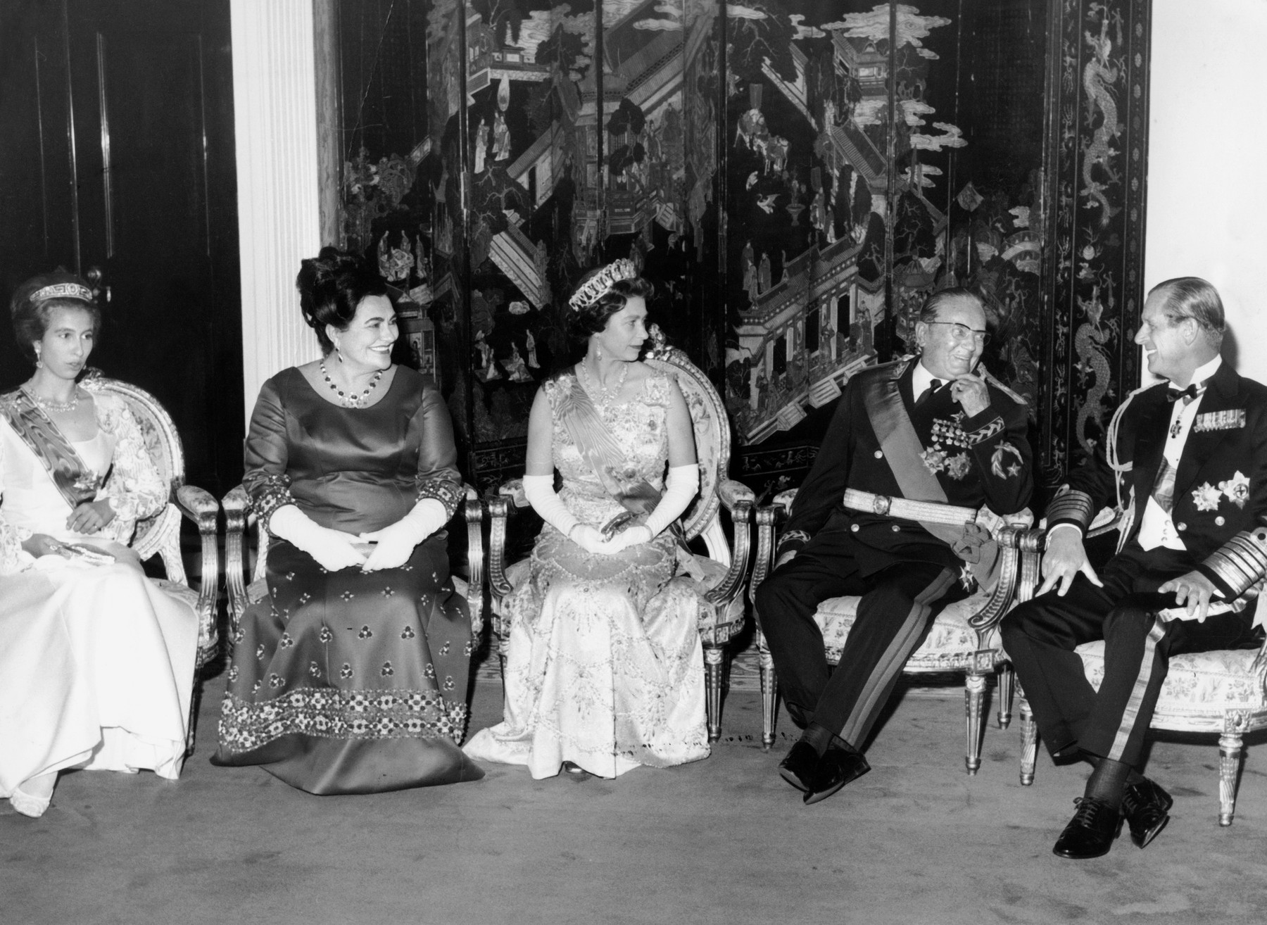 Kraljica Elizabeta i Josip Broz Tito