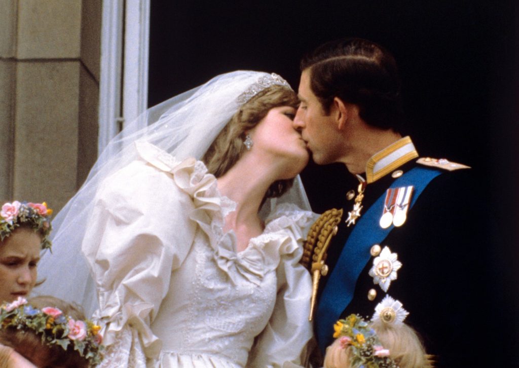 Lejdi Dajana i princ Carls na vencanju