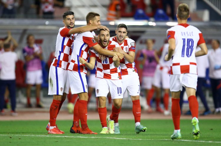 Fudbalska utakmica Hrvatska vs Slovenija