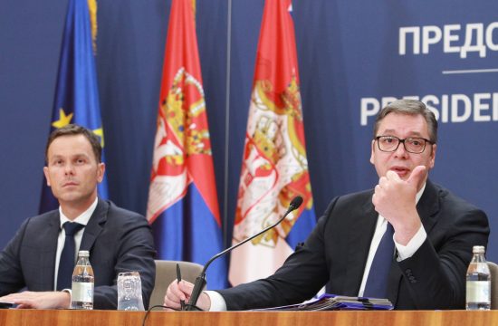 Aleksandar Vucic i Sinisa Mali