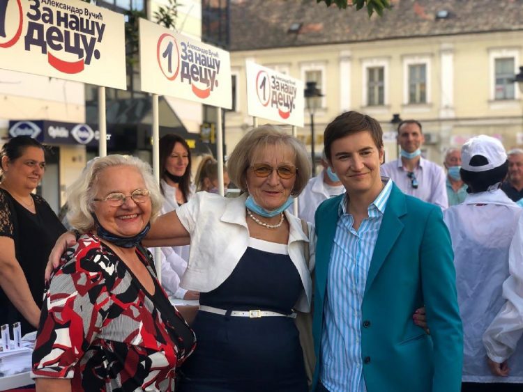 Ana Brnabić, Zemun, SNS