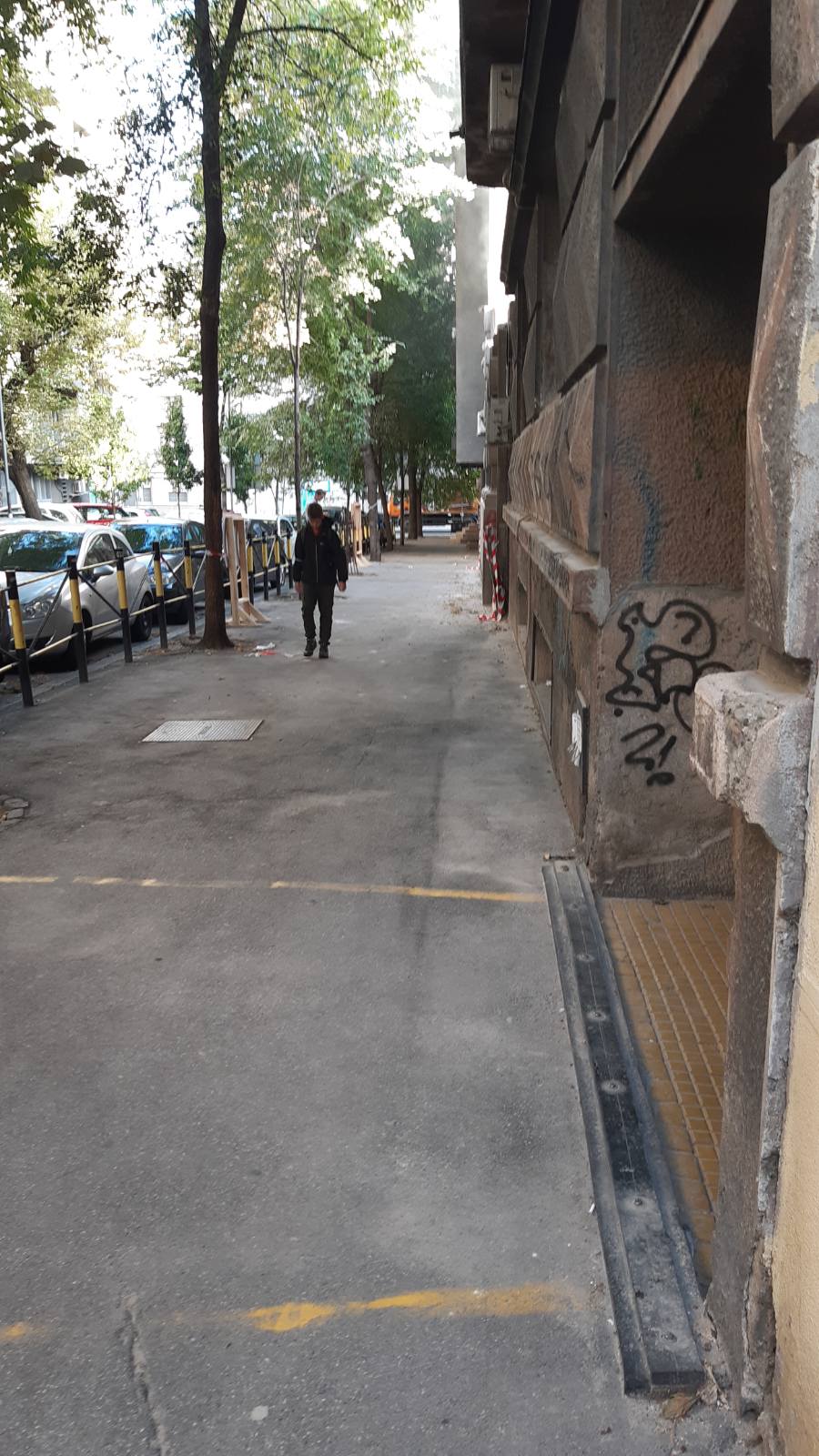 Avalska ulica, Nikolaja Krasnova, obrušio se zid