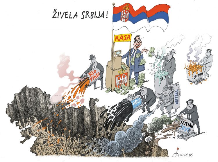 Zivela Srbija Karikatura