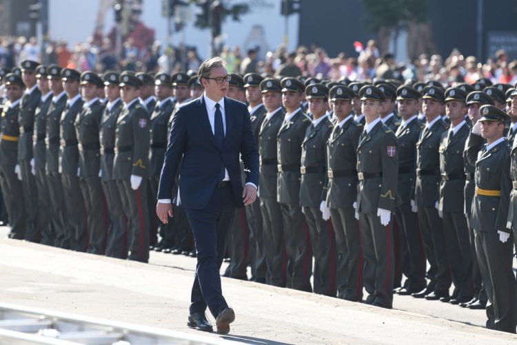 Promocija najmladjih oficira Vojske Srbije Aleksandar Vucic