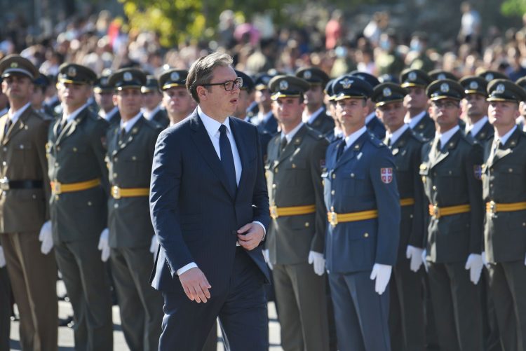 Promocija najmladjih oficira Vojske Srbije Aleksandar Vucic