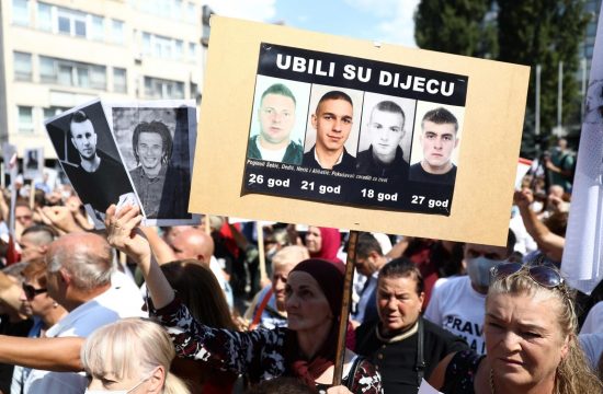 Protest Sarajevo Dzenan Memic David Dragicevic