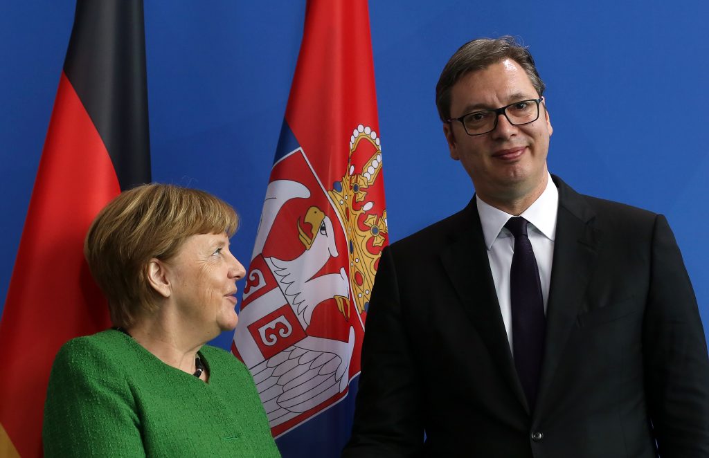 Angela Merkel i Aleksandar Vučić