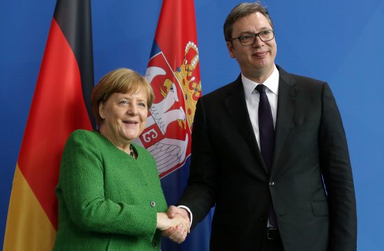 Angela Merkel i Aleksandar Vučić