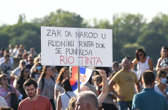 Ekološki protest, Ustanak za opstanak, protestna šetnja, Brankov most