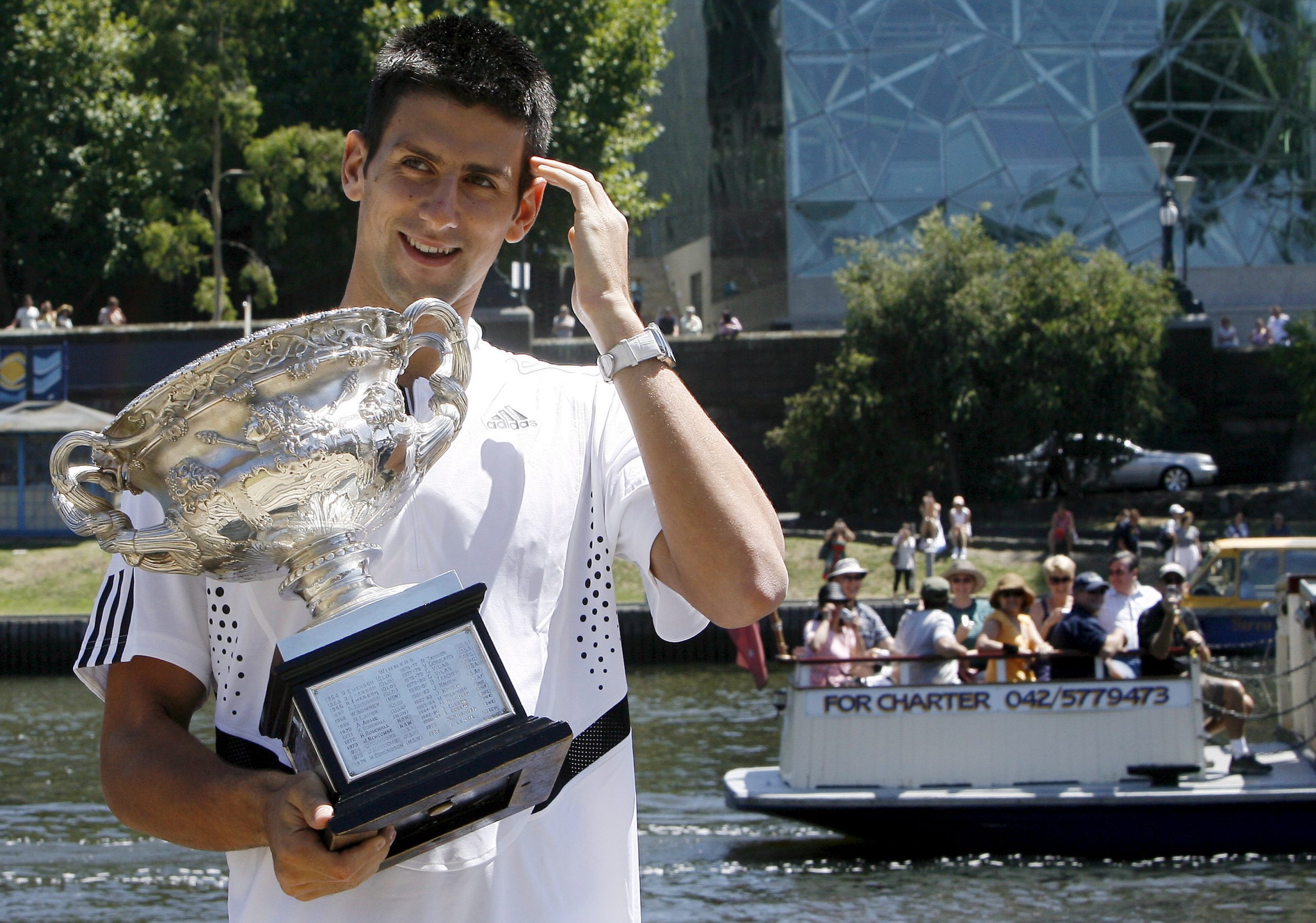 Novak Đoković Australian Open 2008.