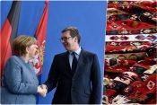 Aleksandar Vucic Angela Merkel pirotski cilim