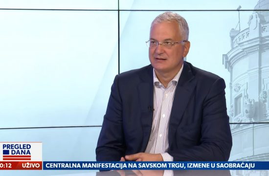 Dragan Šutanovac, gost, emisija Pregled dana Newsmax Adria