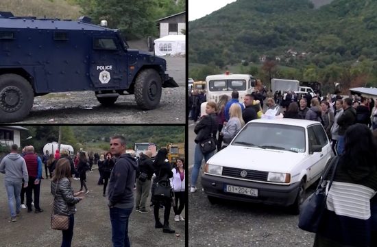 Okupljanje građana na Brnjaku i Jarinju