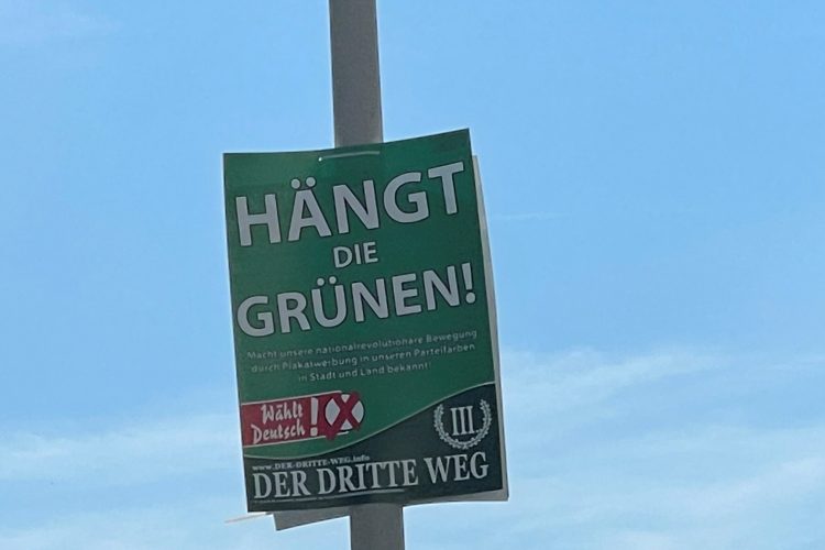 nemačka, desničari, plakat