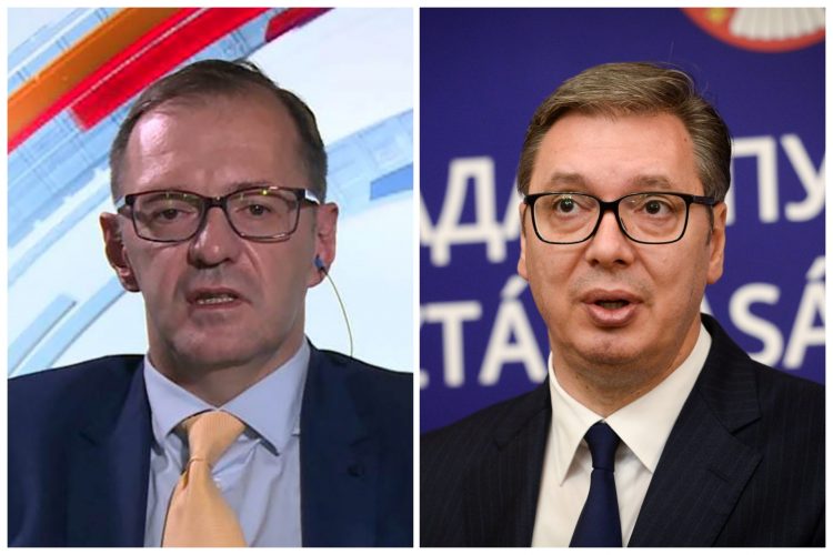 Vojin Rakić i Aleksandar Vučić