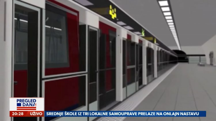 Metro, Linije budućeg metroa rešena stvar, prilog, emisija Pregled dana Newsmax Adria