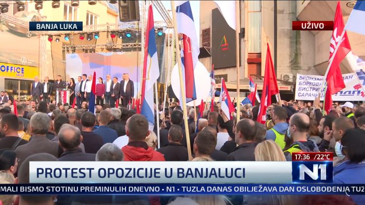 Banja Luka, Banjaluka, protest opozicije, opozicija