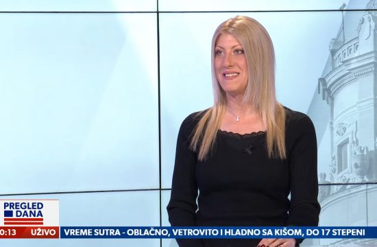 Jelena Zorić, gost, emsija Pregled dana Newsmax Adria