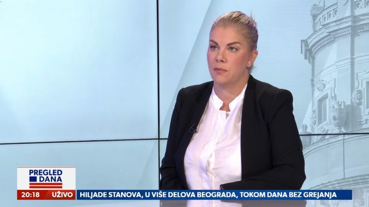 Ksenija Bulatović, direktorka prodaje SBB. gost, emisija Pregled dana Newsmax Adria