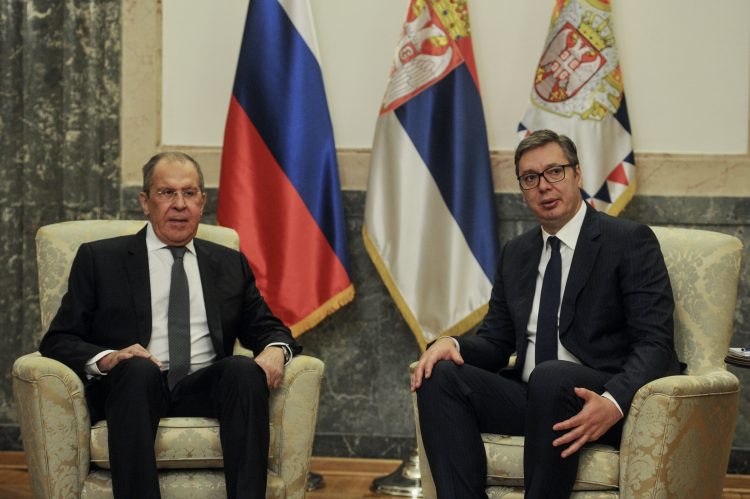 Sergej Lavrov i Aleksandar Vučić Sergey Lavrov