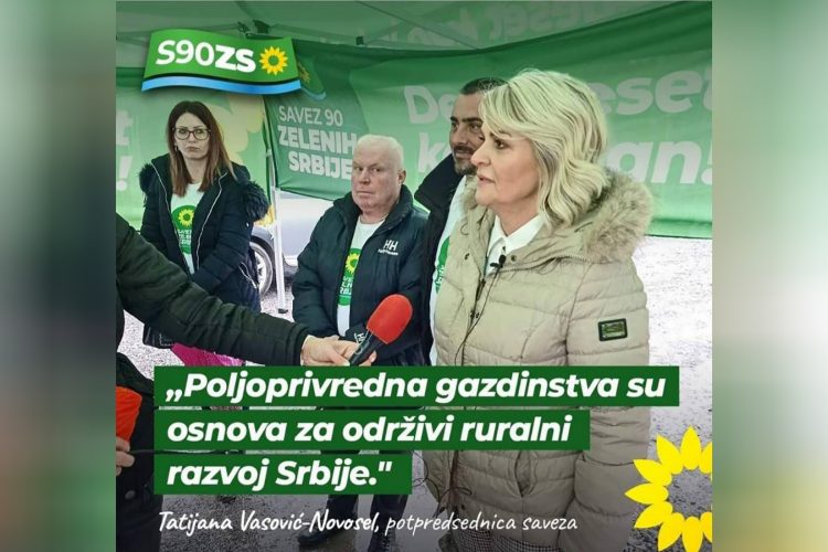 Saopštenje stranke Saveza 90/Zelenih Srbije