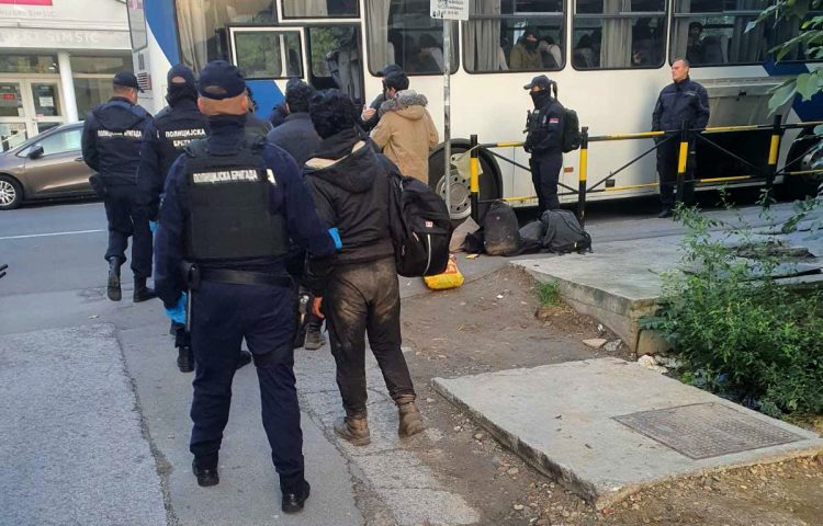 Beograd policija ilegalni migranti