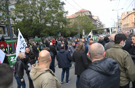 Protest Inicijative Ne davimo Beograd ispred Republičkog javnog tužilaštva, Nemanjina ulica, Republičko javno tužilaštvo