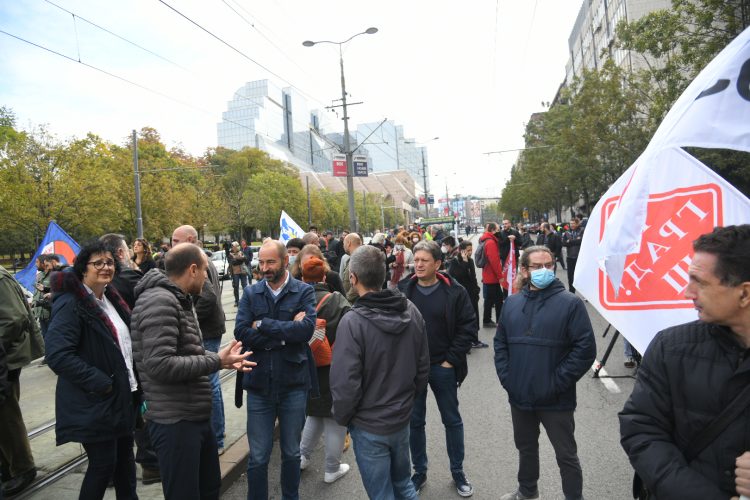 Protest Inicijative Ne davimo Beograd ispred Republičkog javnog tužilaštva, Nemanjina ulica, Republičko javno tužilaštvo