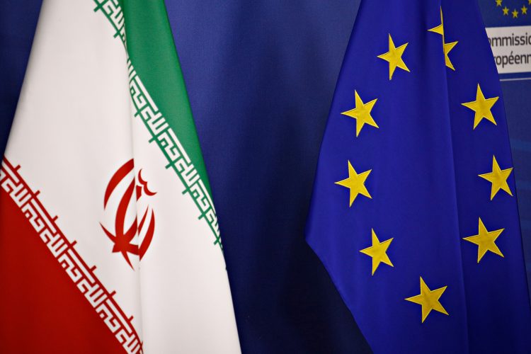 Iran, EU, Evropska unija, zastava