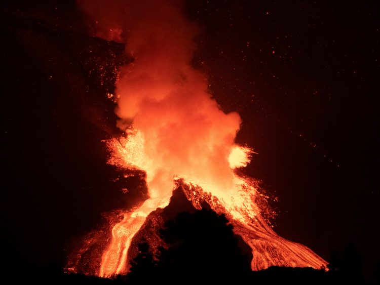 Vulkan erupcija La Palma Spanija