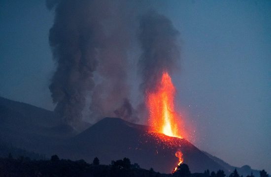 La Palma vulkan lava erupcija